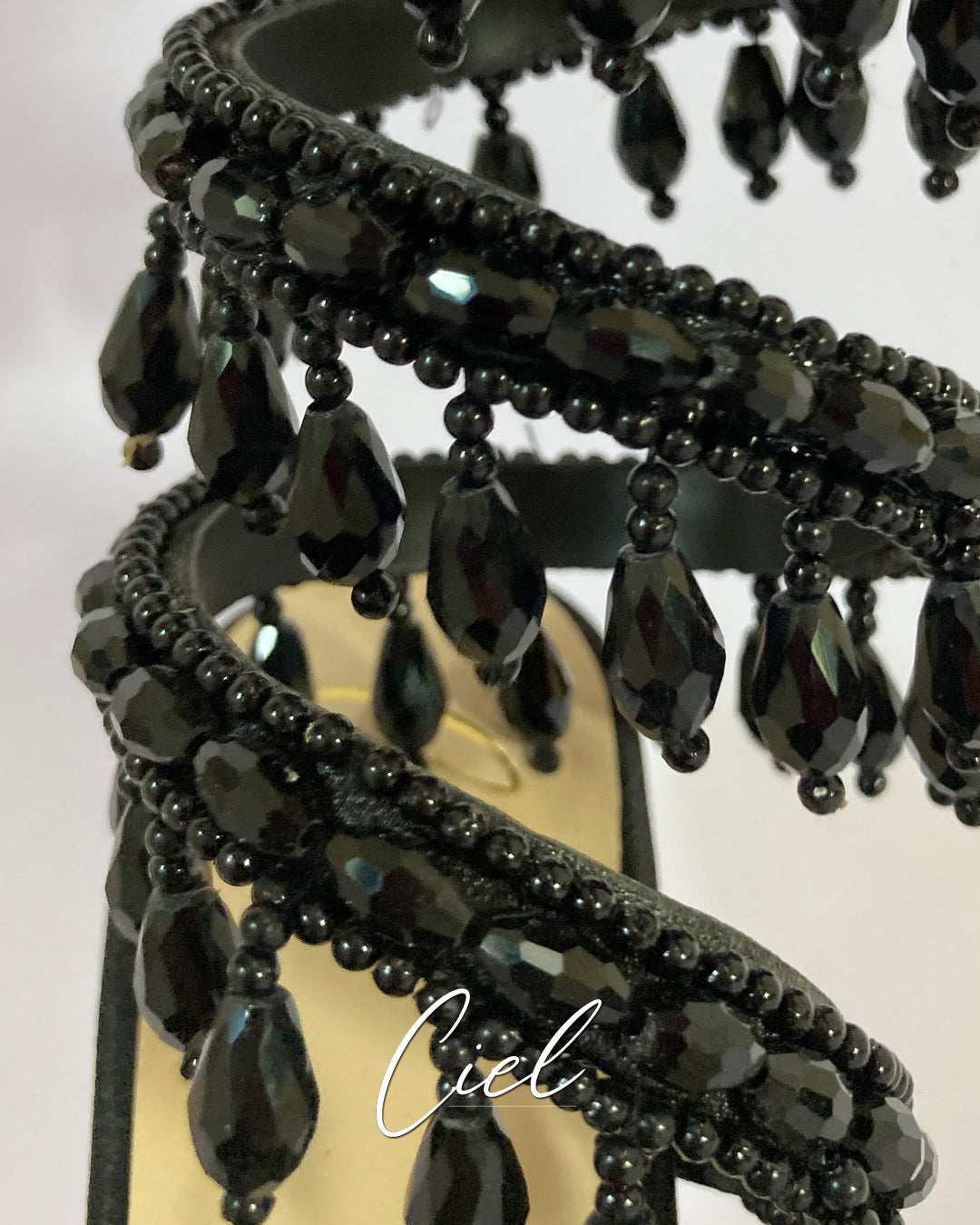 Black Chandelier Heels