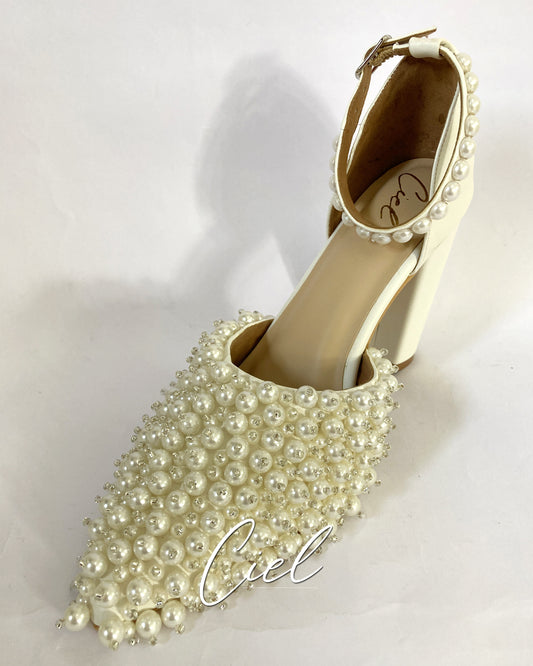 Moonstone Pearl Heels